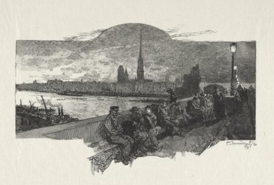 Illusztrált Rouen: A kövek hídja alkotó: Auguste Louis Lepère