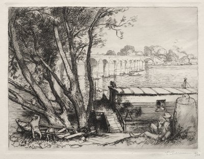 A Poissy-híd alkotó: Auguste Louis Lepère