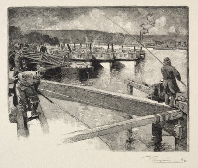 Az omnibusz garázs alkotó: Auguste Louis Lepère