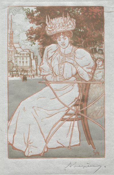 Párizsi Almanach, 1897: Nyár alkotó: Auguste Louis Lepère