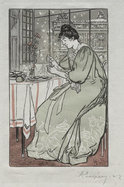 Párizsi Almanach, 1897: Tél alkotó: Auguste Louis Lepère
