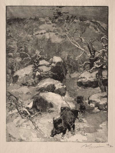 Roche Cuvier Chatillon alkotó: Auguste Louis Lepère