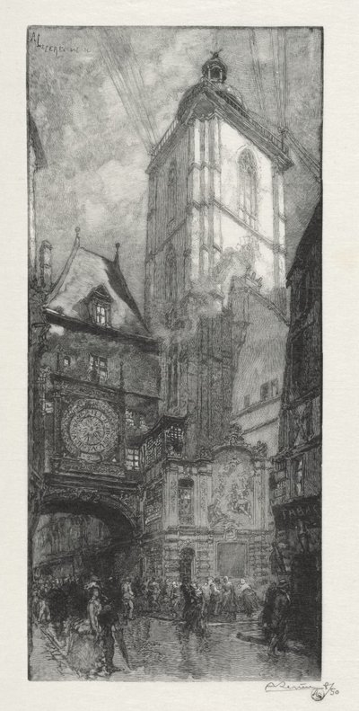 Illusztrált Rouen: A nagy óra alkotó: Auguste Louis Lepère