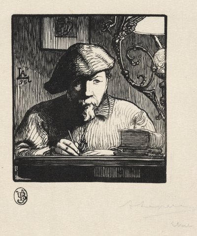 Önarckép alkotó: Auguste Louis Lepère