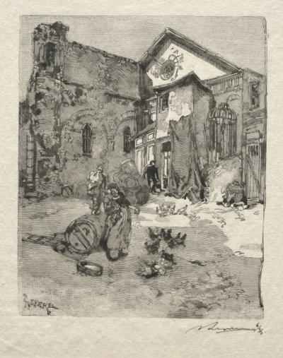 Szegény Szent Julián: A portál alkotó: Auguste Louis Lepère