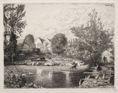 A régi gyaloghíd alkotó: Auguste Louis Lepère