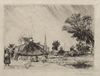 A zuhany: St. Jean-de-Monte alkotó: Auguste Louis Lepère