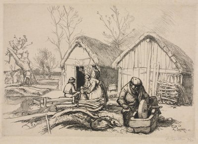 A favágó háza (Vendée) alkotó: Auguste Louis Lepère