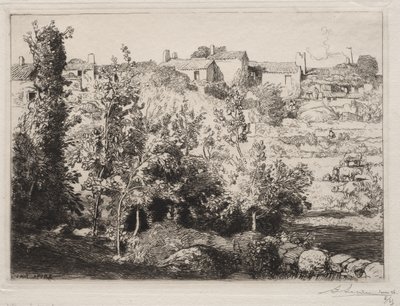 Meule falu alkotó: Auguste Louis Lepère