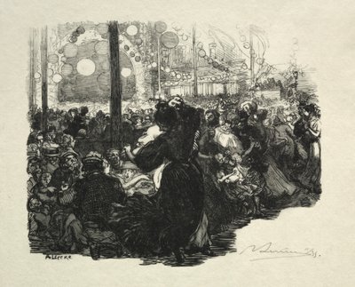 július 14., Rue de Belleville, 10 óra. alkotó: Auguste Louis Lepère