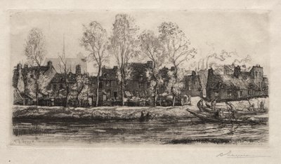 Amiens, a Somme partjai alkotó: Auguste Louis Lepère