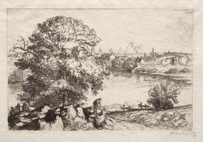 Angers: Szent Miklós-tó alkotó: Auguste Louis Lepère