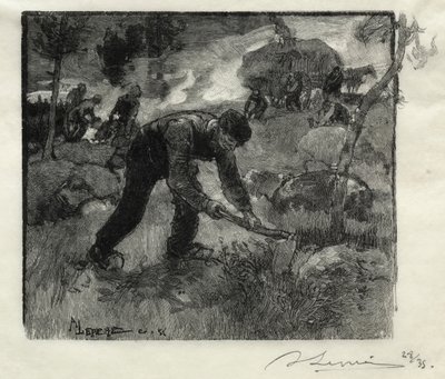 Hangaásók, 1887. alkotó: Auguste Louis Lepère
