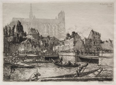 Vegetables-Amiens érkezése alkotó: Auguste Louis Lepère