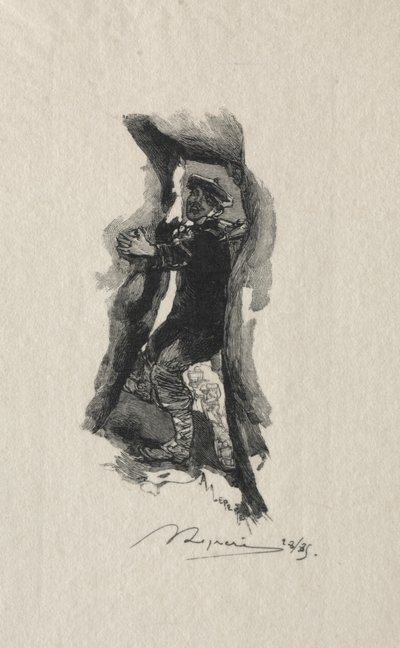 Sept-Cavernes szennyeződésénél. alkotó: Auguste Louis Lepère