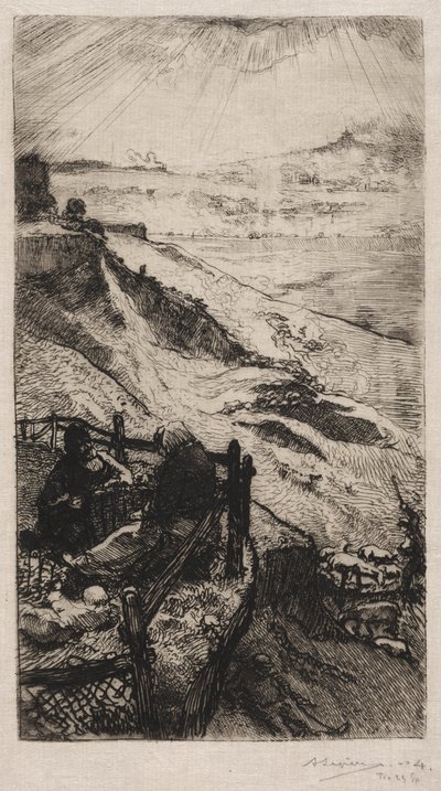 Amerikai karrier Párizs közelében alkotó: Auguste Louis Lepère