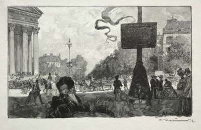 A Royal Street sarka alkotó: Auguste Louis Lepère