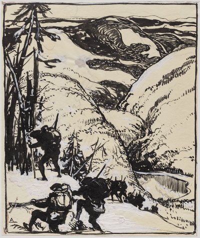 A Vogézekben alkotó: Auguste Louis Lepère
