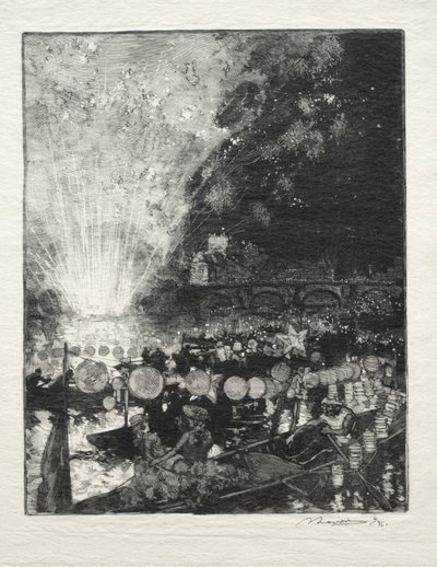 Velencei Fesztivál. alkotó: Auguste Louis Lepère
