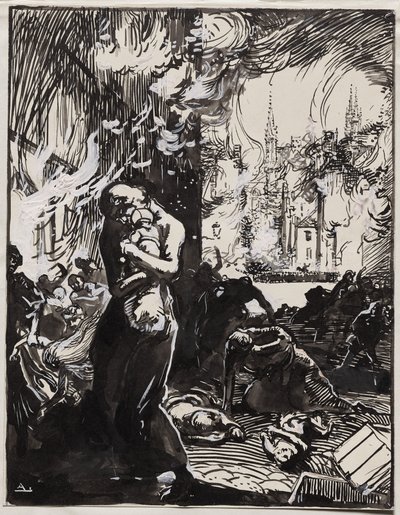 A louvaini tűz alkotó: Auguste Louis Lepère
