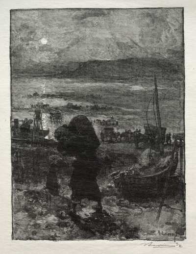 Homok betakarítás alkotó: Auguste Louis Lepère