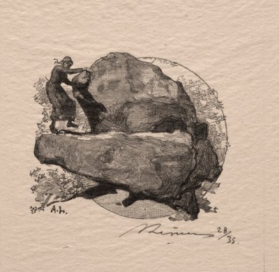 A remegő szikla alkotó: Auguste Louis Lepère