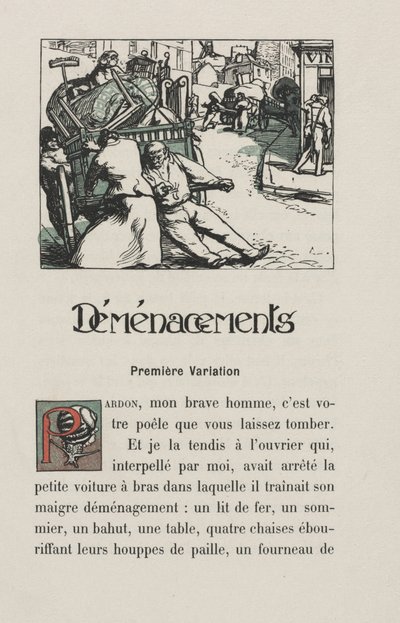Tájak és utcasarkok: Mozgó, 1900. alkotó: Auguste Louis Lepère