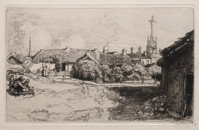 A kálvária, St. Jean-de-Mont alkotó: Auguste Louis Lepère
