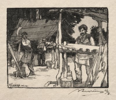 A léckészítő, 1889. alkotó: Auguste Louis Lepère