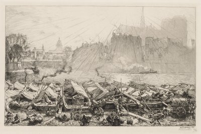 A Nagy Almapiac, 1917. alkotó: Auguste Louis Lepère