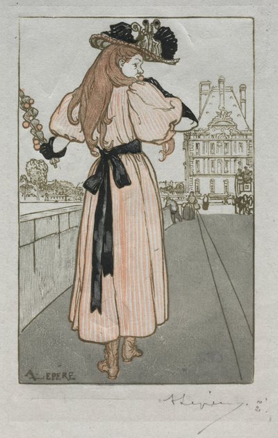 Párizsi Almanach, 1897: Tavasz alkotó: Auguste Louis Lepère