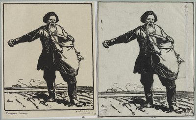 orosz paraszt alkotó: Auguste Louis Lepère