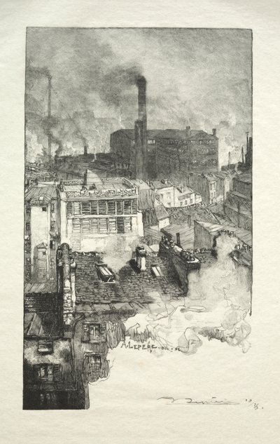 Gobelinek kerület alkotó: Auguste Louis Lepère