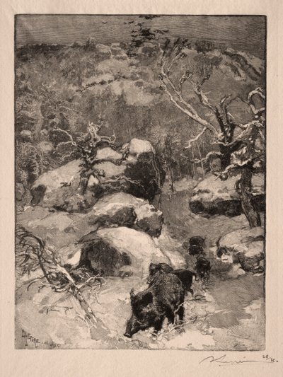 Roche Cuvier Chatillon alkotó: Auguste Louis Lepère