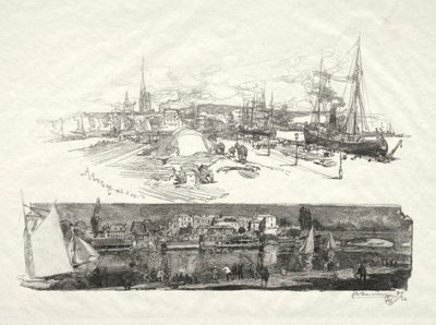 Illusztrált Rouen: The New Quays-L