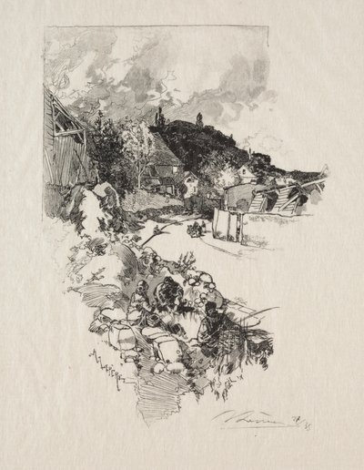 Út Versailles-ba. alkotó: Auguste Louis Lepère