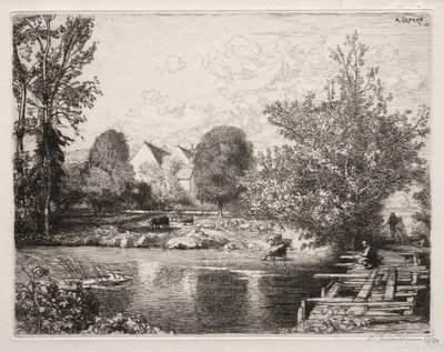 A régi gyaloghíd alkotó: Auguste Louis Lepère