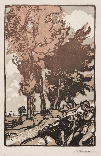 A Pihenőhely alkotó: Auguste Louis Lepère