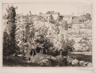Meule falu alkotó: Auguste Louis Lepère
