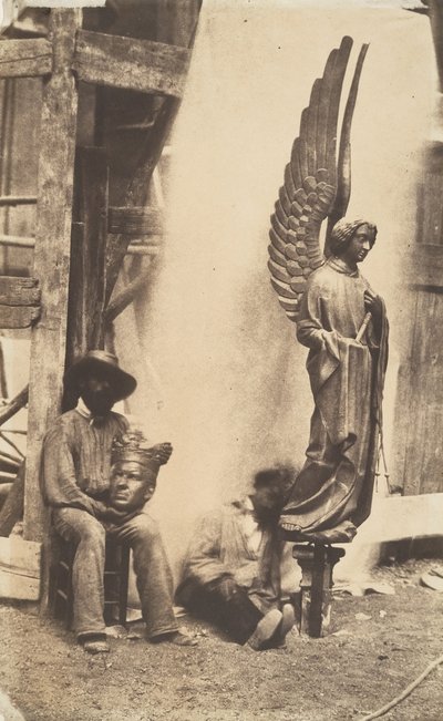 [A szenvedély angyala, Sainte-Chapelle, Párizs], 1853-1854. alkotó: Auguste Mestral