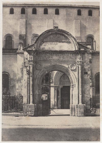 Porte Bachelier, Saint-Sernin templom, Toulouse (Haute-Garonne) alkotó: Auguste Mestral