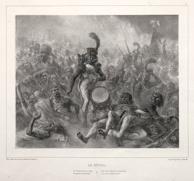 Az 1832-es album: Ébredés alkotó: Auguste Raffet