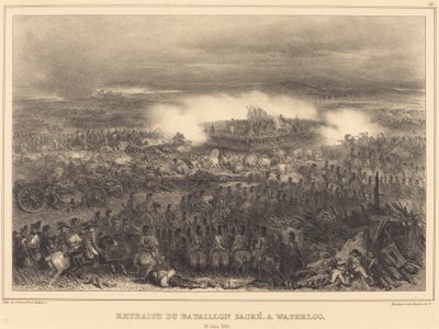 Elvonulás Waterlooban alkotó: Auguste Raffet