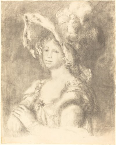 Egy fiatal nő mellszobra alkotó: Auguste Renoir