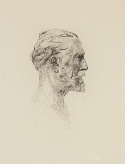 Antonin Proust, 1884 körül (rézkarc) alkotó: Auguste Rodin