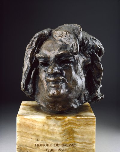 Balzac, Fej az utolsó tanulmány előtt (bronz) alkotó: Auguste Rodin
