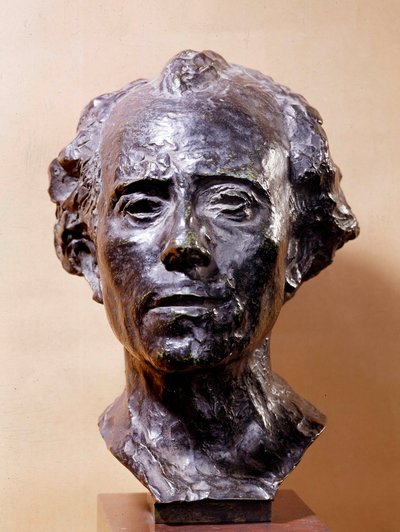 Gustav Mahler (1860-1911) mellszobra, zeneszerző Auguste Rodin (1840-1917) szobra 19. századi Párizs, Musee Rodin alkotó: Auguste Rodin