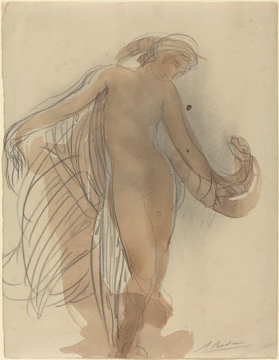 Előre néző ábra alkotó: Auguste Rodin