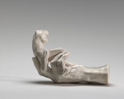 Rodin keze egy női alakkal, 1917. alkotó: Auguste Rodin