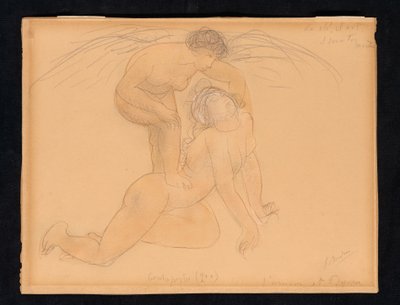 Ámor és psziché, 1900 körül alkotó: Auguste Rodin